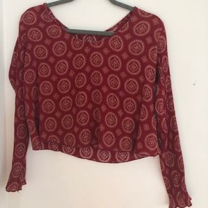 Brandy Melville Cropped Long sleeve